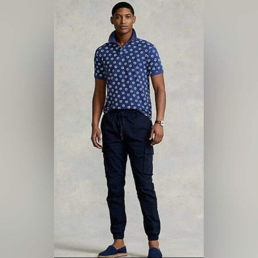 Polo Ralph Lauren Men's Floral Hibiscus Print Classic Fit Polo Shirt XL - Picture 5 of 10